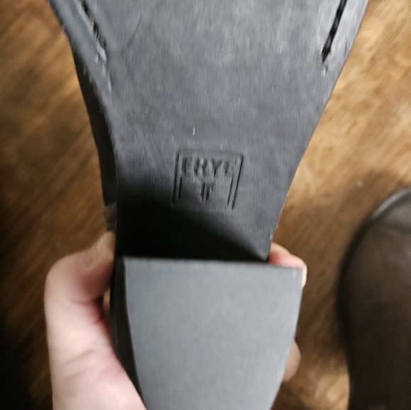 Frye Izzy Aritsan Peep Roe Mule Size 9b - Picture 3 of 9